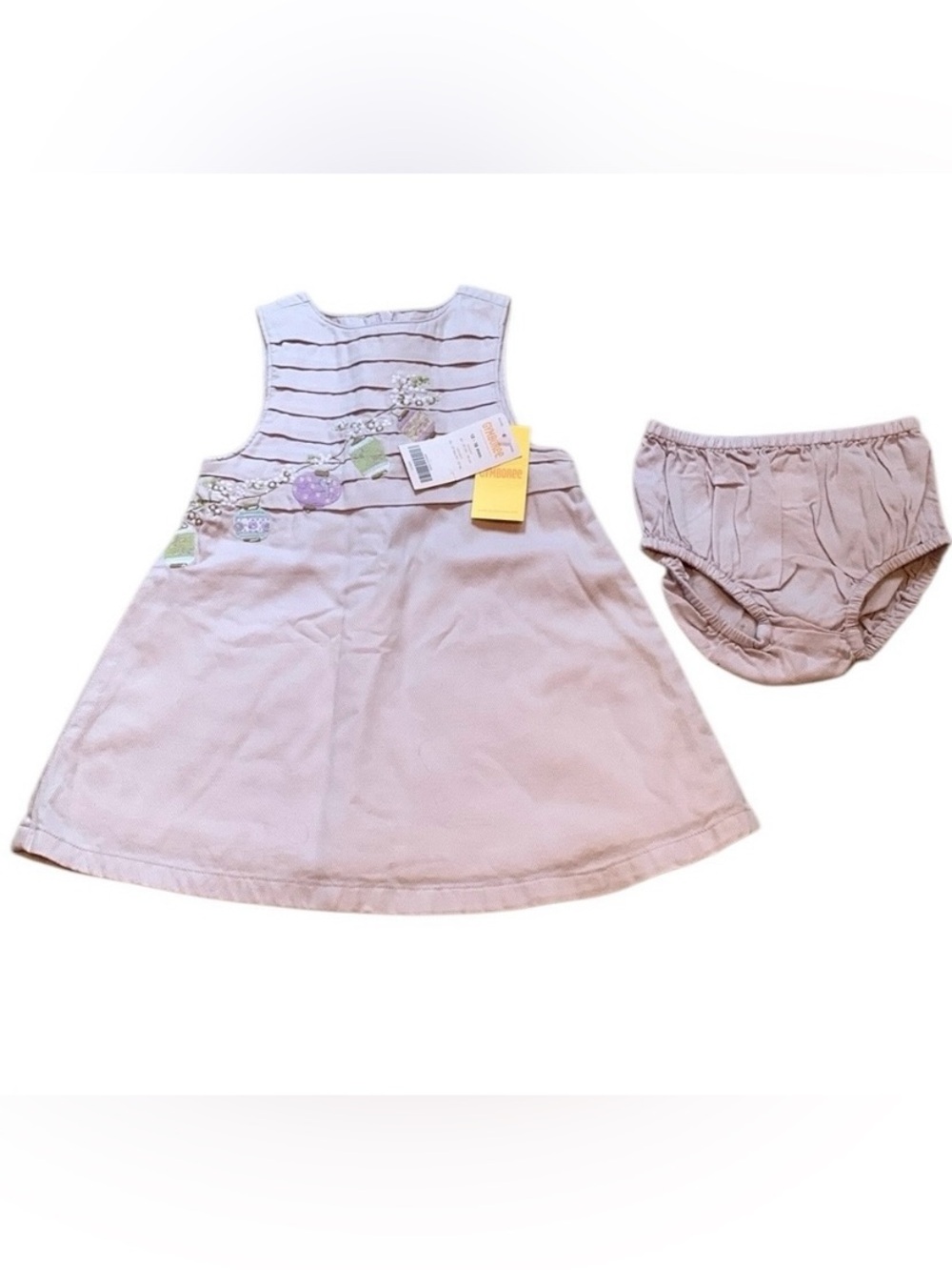 Vintage 2004 Gymboree Paper Lanterns Lavender Purple Easter Dress 12-18 Months